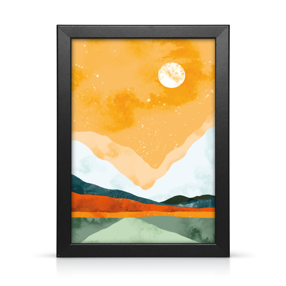 (14x10 inch) Thin Black Photo Frames Picture Frame Poster Frame