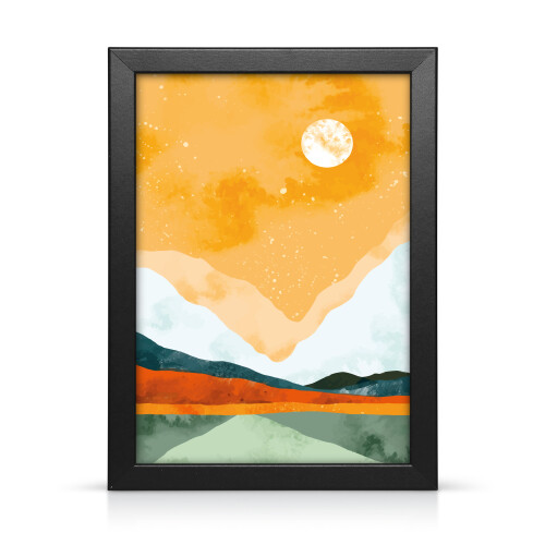 (24x16 inch) Thin Black Photo Frames Picture Frame Poster Frame