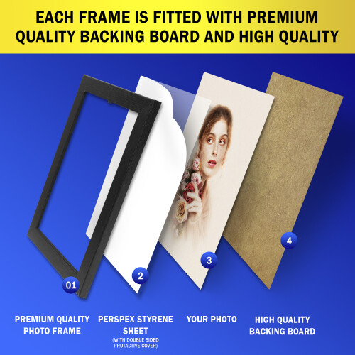 (24x16 inch) Thin Black Photo Frames Picture Frame Poster Frame 2