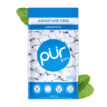 PUR Gum, Peppermint, Sugar Free, Xylitol, 55 Pieces (Pack of 1)