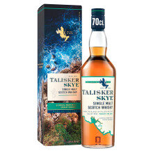 Talisker Skye Single Malt Scotch Whisky | 45.8% vol | 70cl; Flavour - none, (Packing May Vary)