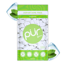 PUR Gum, Coolmint, Sugar Free, Xylitol, 55 Pieces (Pack of 1)