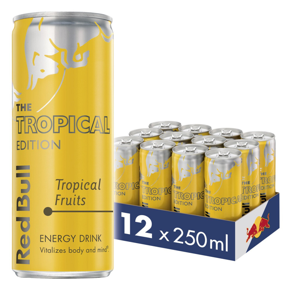 Red Bull Energy Drink Tropical Edition Tropical Fruits 250 X12
