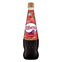 Ribena Strawberry Squash No Added Sugar 850ml - Real Fruit | Rich in Vitamin C | No Artificial Colours or Flavours | 100% Recycled Plastic Bottle