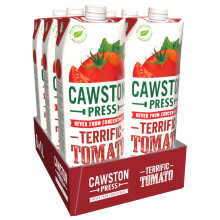 Cawston Press Tomato Pressed Juice - 1 Litre Pack of Juice Cartons All Natural