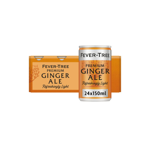 Fever-Tree Refreshingly Light Ginger Ale 150ml (Pack of 24)