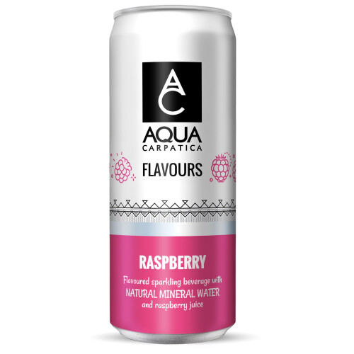 AQUA Carpatica Sparkling Raspberry 330ml x 4 2