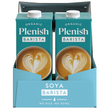 Plenish Barista Organic Soya Drink Long Life, 1L (Pack of 6)