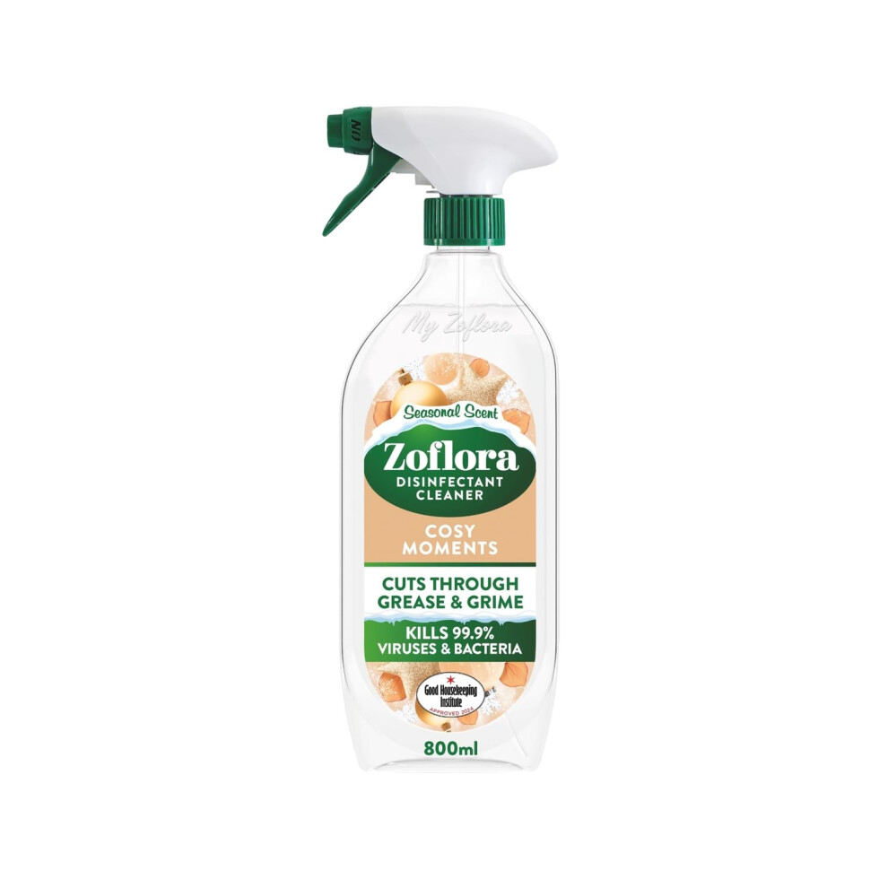Zoflora Cosy Moments Disinfectant Trigger Spray - 800ml, Kills 99.9% Bacteria