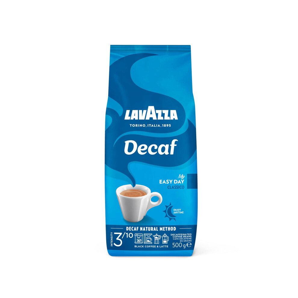 Lavazza Caffè Decaffeinato, Coffee Beans, 500G