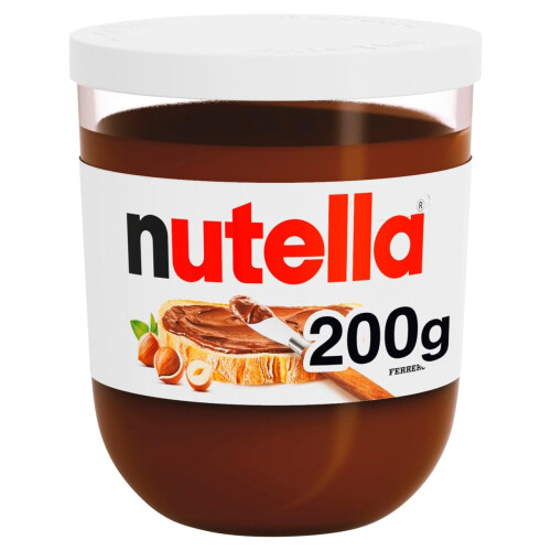 Nutella Hazelnut Chocolate Spread 200g - Smooth Texture 1