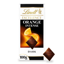 Lindt Excellence Dark Orange Chocolate Bar Each, 100 g (Pack of 1)
