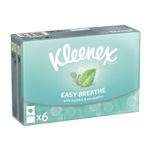 Kleenex Easy Breathe Pocket Pack Tissues, 6 Pocket Packs