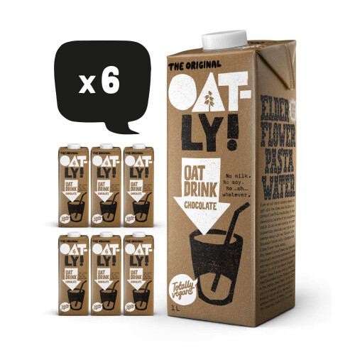 Oatly Chocolate Drink 1 Litre (Pack of 6) 1