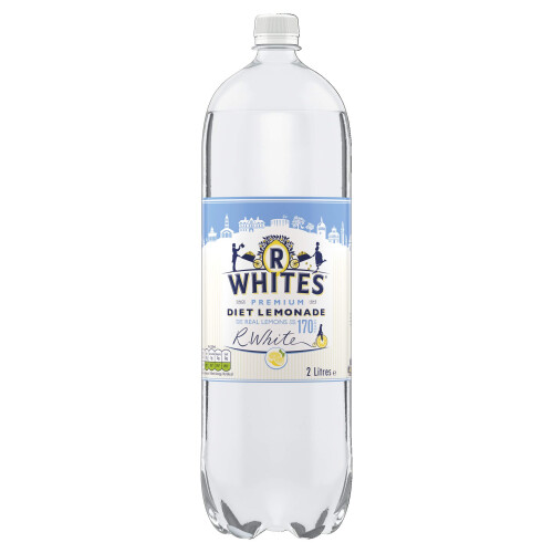 R Whites Premium Diet lemonade, 2L 1