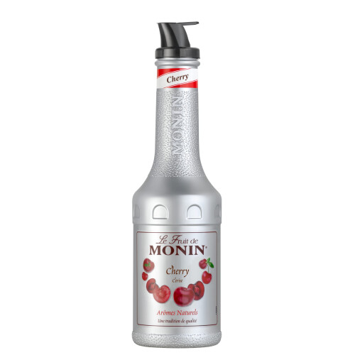 MONIN Cherry Fruit Puree Mix 1L - Vegan, Natural