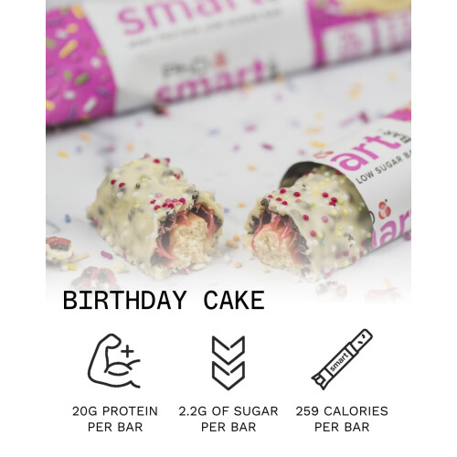 PhD Nutrition PhD Nutrition Smart Protein Bar - Birthday Cake, 20g Protein, 12 Pack 2