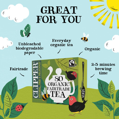 Clipper Clipper Organic Everyday Fairtrade Teabags, 80 Count 2