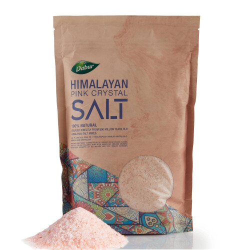 Dabur Himalayan Pink Salt, Fine, 1kg 1