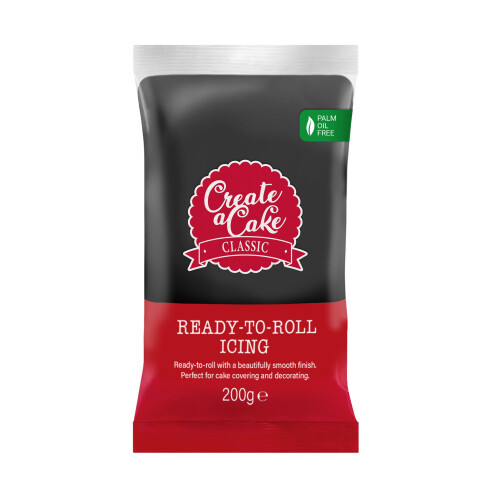 Create A Cake Ready To Roll Icing  Black Fondant Icing  Palm Free Sugar Pas 2