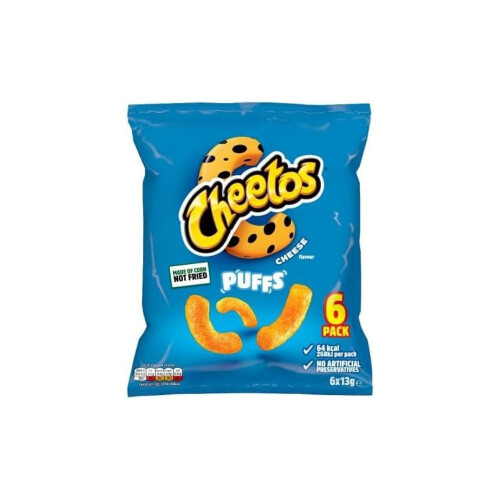 Cheetos Puffs Cheese Multipack Crisps 6x13g 1