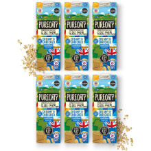 Glebe Farm PureOaty Oat Milk 6 x 1L - Gluten-Free, Vegan