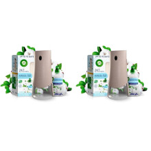 Airwick Aerosol-Free Automatic Air Freshener Spray Kit, Fresh Cotton, 1 Gadget & 1 Refill, 228ml (Pack of 2)