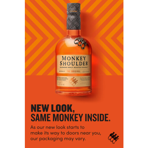 Monkey Shoulder Blended Malt Scotch Whisky, 70cl 2