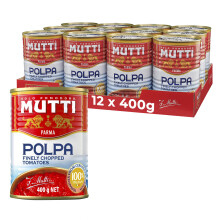Mutti Finely Chopped Tomatoes 400g (Pack of 12)