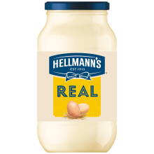 Hellmann's Real Mayonnaise with 100% free-range eggs and sustainably sourced oils for fries, burgers and salads 800 g
