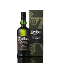 Ardbeg Ten Years Old, Islay Single Malt Scotch Whisky, Peaty & Smokey, Gift Box, 70cl