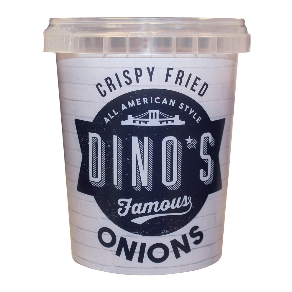 Dino's Famous Dino's Crispy Fried Onions, 150G Tub Golden/Brown