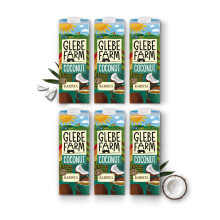Glebe Farm PureOaty Coconut Milk Barista, 6 x 1 litre
