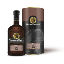 Bunnahabhain Moine Single Malt Whisky, 70cl | 46.3% ABV | Green Fruit, Dark Chocolate, Smoky Peated Islay Whisky | Islay Single Malt