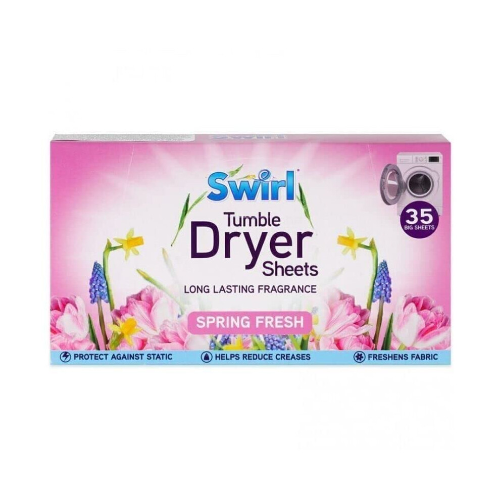 Ozmoint Spring Fresh Tumble Dryer Laundry Sheets 35 Pack For Fresh Clothes And Linen