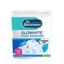 Dr. Beckmann Glowhite Whitening Booster | In-wash stain remover & laundry whitener | Removes 100+ stains | 400g
