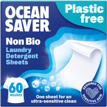 OceanSaver Eco Laundry Detergent Sheets - Non-Bio, 60 Washes