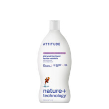ATTITUDE Washing Up Liquid, EWG Verified, Plant-Based & Vegan Dish Soap, Naturally Derived, Olive & Coriander Scent, 700 mL