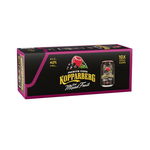 Kopparberg Mixed Fruit Cider 330 ml (Case of 10)