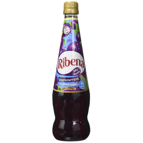 Ribena Ribena Blackcurrant Squash No Added Sugar, 850ml