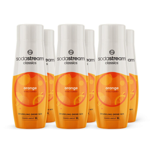 SodaStream SodaStream Orange Mix Flavours, 6 x 440ml 1