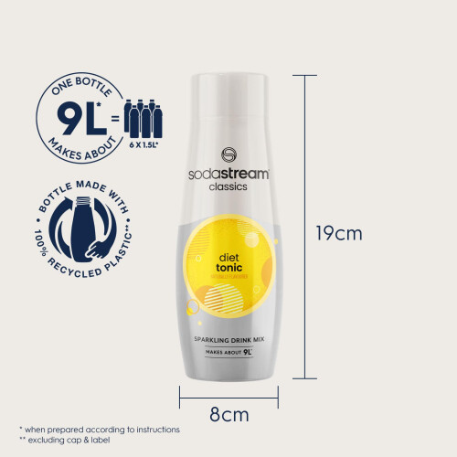 SodaStream SodaStream Diet Tonic Mix - 6x 440ml 2