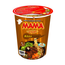 Mama Instant Cup Noodle with Beef Flavor 70 g - TMAMACUPB