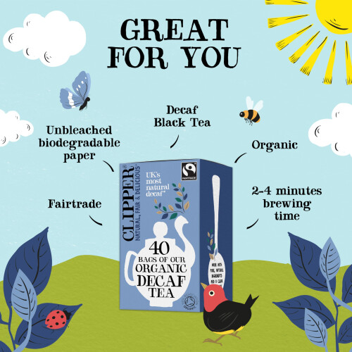 Clipper Clipper Organic Decaf Tea Bags - 40 Teabags 2