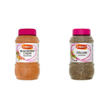 Schwartz Blackened Cajun Seasoning 0.55 kg & Italian Herbs 0.19 kg