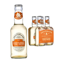 Fentimans Valencian Orange Tonic Water, 4 x 200ml, Botanically Brewed