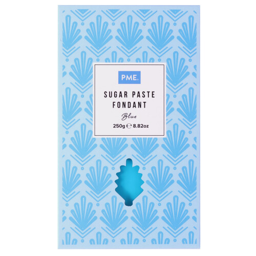 PME Sugar Paste Fondant – Blue 250g 1