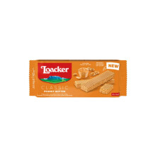 Loacker Peanut Butter Wafer Biscuits 90g