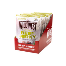 Wild West Jalapeno Beef Jerky 25 g (Pack of 12)