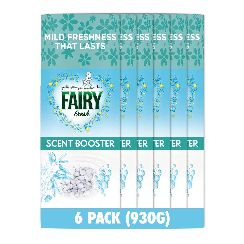 New Fairy In-Wash Scent Booster, 6 Packs X155 G, Fresh, Mild Freshness That Lasts